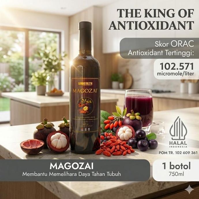 Magozai 750ml the king of antioksidan extract kulit manggis