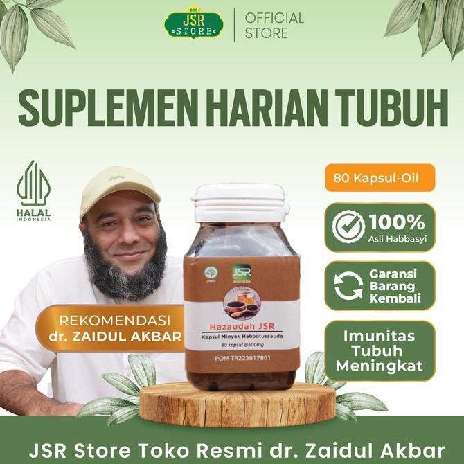 Habbatussauda Oil JSR 80 Kapsul Rekomendasi dr Zaidul Akbar