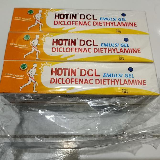 Mento- Hotin Dcl Emulsi Gel Tube 120 Gram / Hot In Dcl 120 G Cream