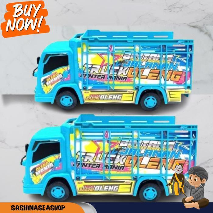 Jspt-01 Mainan Anak Truk Oleng Kanan Kiri Music Telolet Dan Lampu Truck Canter Sni