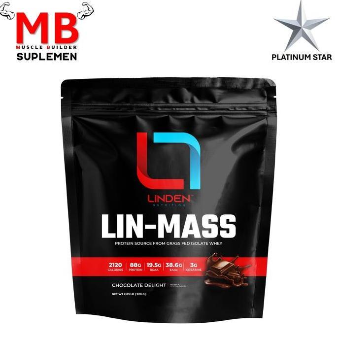Mento- Lin-Mass 2 Lbs Linden Nutrition Linmass Gainer Lin Mass Protein 2Lbs 2Lb 2,03 2.03 5 6 12 Lb 