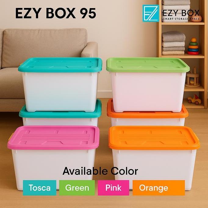 EZY Box Container 95 Liter Kotak Penyimpanan Plastik Serbaguna JUMBO - MN