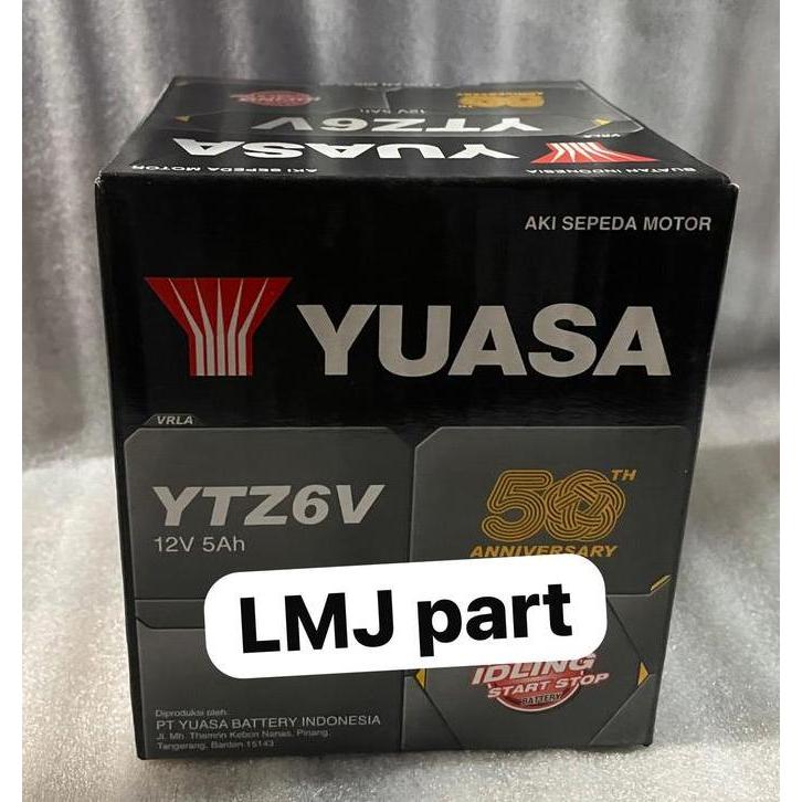 AKI YUASA YTZ6V ACCU AKI BATTERY AKI KERING 12V 12 V YUASA HIGH QUALITY