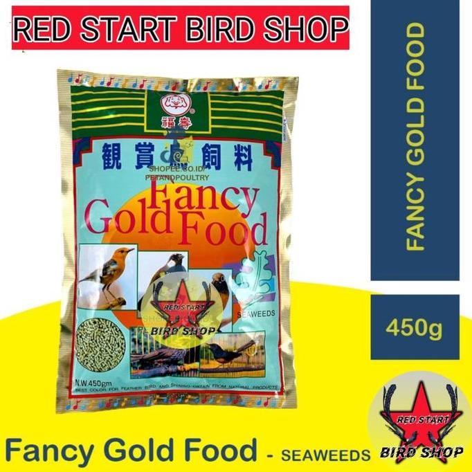 Fancy Gold Food 450 Gr Voer Burung Murai Batu Anis Cucak Rawa Poksai