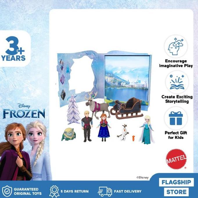 Disney Frozen Frozen Classic Storybook Set - Mainan Boneka Anak Perempuan (TERBAIK) (TERBARU) (TERMU