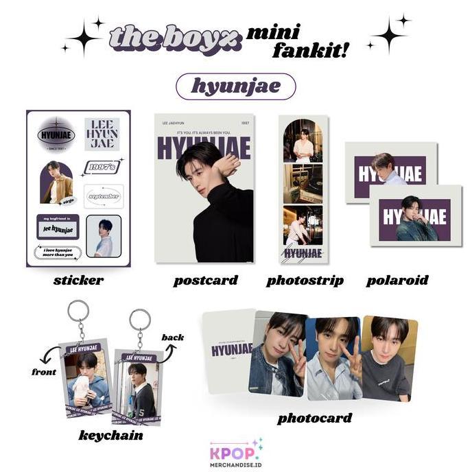 MINI FANKIT THE BOYZ MINI FANKIT KOREA IDOL KPOP MINI FANKIT THE BOYZ