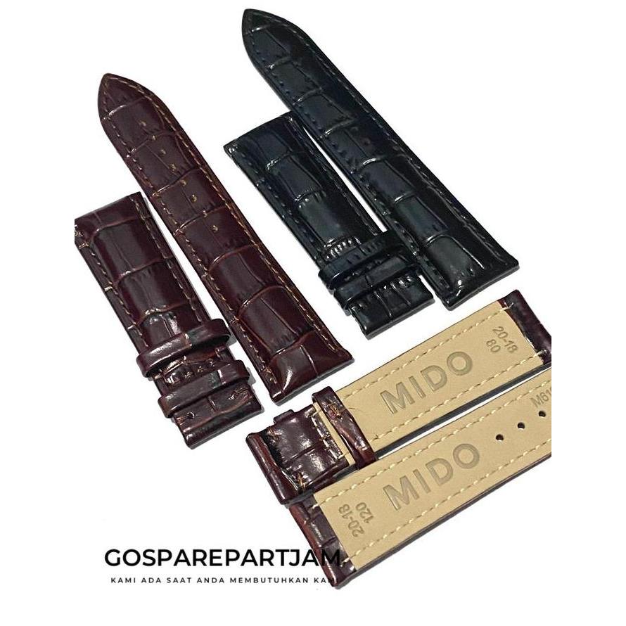 Strap Tali Jam Tangan Mido Kulit Premium Kulit Asli