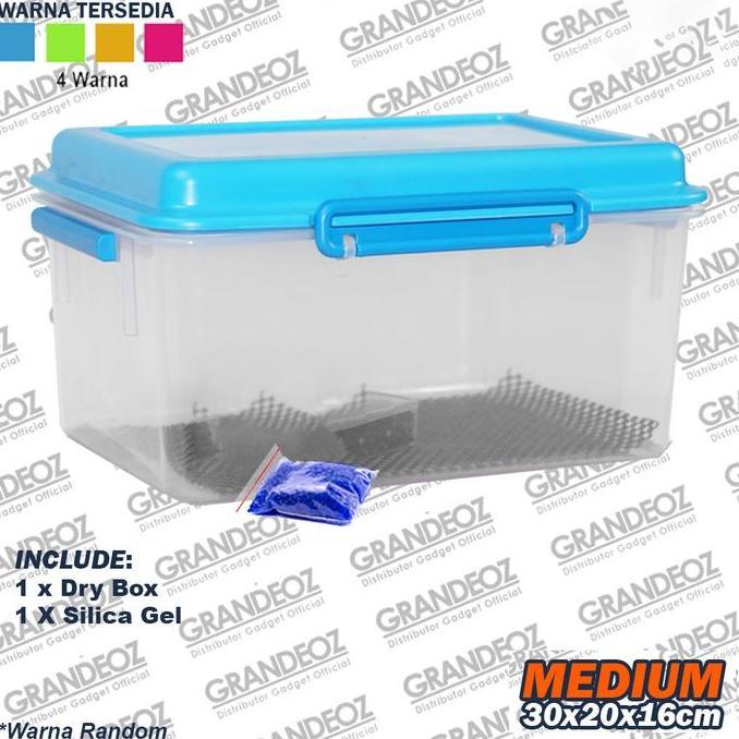 Dry Box Medium Camera Cabinet DryBox Kamera DSLR Mirrorless Action Cam Drone Anti Jamur Lensa Perawa
