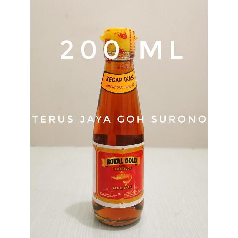 Pilihan- Kecap Ikan Royal Gold Fish 200Ml Kecap Ikan Thailand