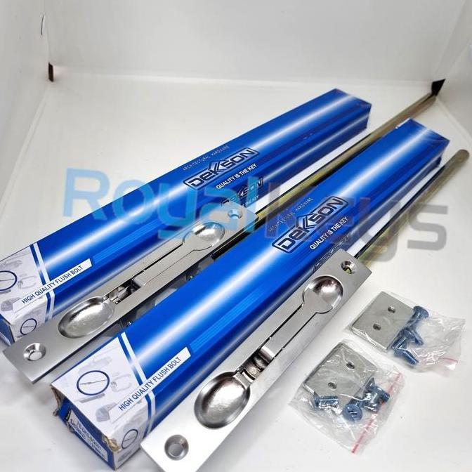 Flush Bolt Dekson Dekkson FB SQ501 270 370 mm ZC Grendel Tanam Pintu