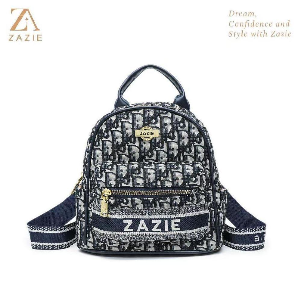 ZAZIE JL-2029 Tas Ransel Bunga Tua Kapasitas Besar Kasual Tas Perjalanan Travel Wanita Baru