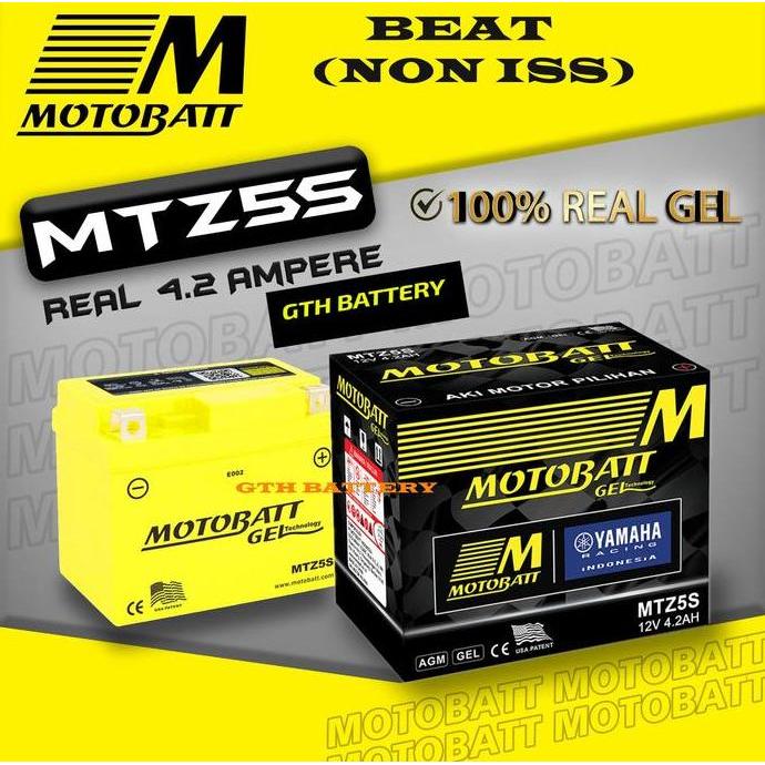 Aki Motor Motobatt Honda Beat Non Iss Original Diskon