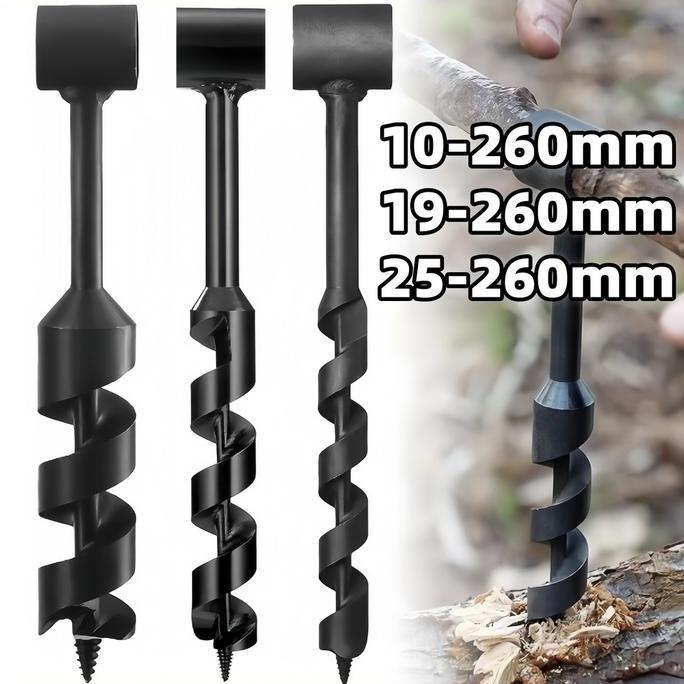 Bor Kayu Manual Bor Tangan Manual Bor Kayu 10/19/25mm Mata Bor Auger Bit Serbaguna
