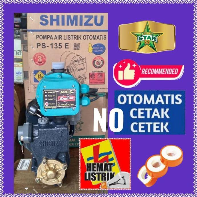 POMPA AIR OTOMATIS ANTI CETAK CETEK BOOSTER KLS WATERPLUS BR 371 CPA PREMIUM