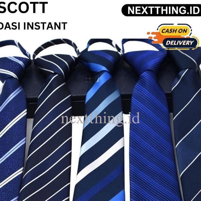 NEXTTHING.ID - SCOTT DASI INSTANT dasi pria dasi wanita dasi kantor dasi instant