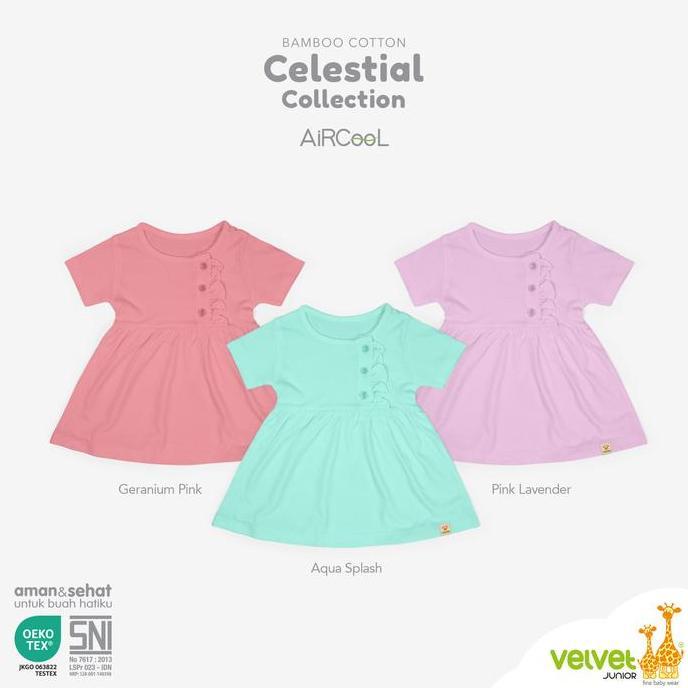 Velvet Junior Celestial Dress - Dress Anak Aria - Celestial 8