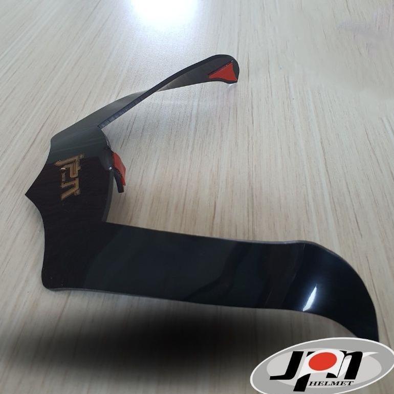 spoiler helm jpn full face akrilik tebal 3mm dengan 3m perekat