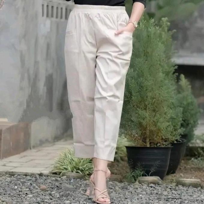 New- Celana Kurea Terbaru Sasha Pants Willow Pants / Celana Bahan Twill Stret Import / Qaisara Pant 