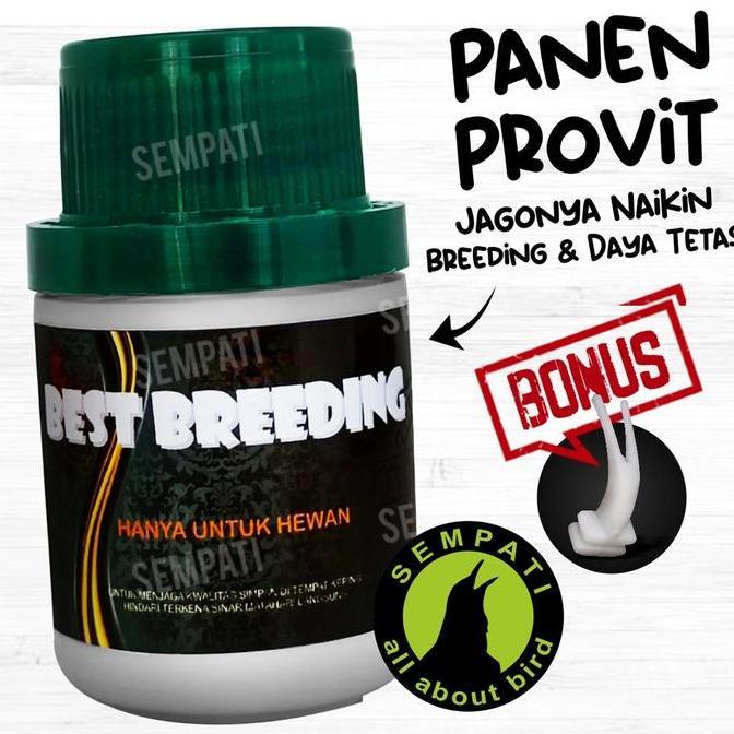 Suplemen Macet Breeding Best Breeding Semua Burung 40 Ml Vitamin Ternak Burung Lovebird Cucak Murai 