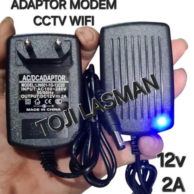 ( ADAPTOR CCTV MODEM WIFI 12V 2A ) COLOKAN ADAPTOR POWER SUPPLY PSU CCTV MODEM WIFI CCTV WIRELES C C