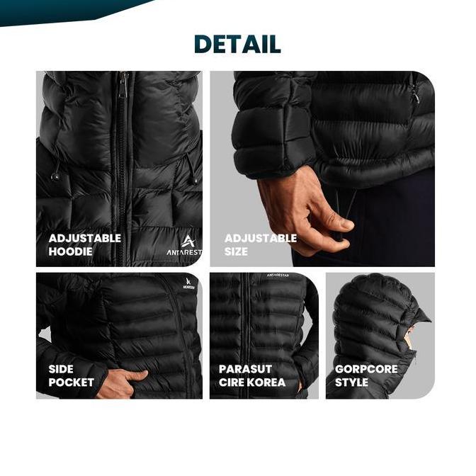 HEMAT LUAR BIASA ANTARESTAR Official - Jaket Gorpcore Gelembung Baluran Jacket Gunung Puffer Mendaki
