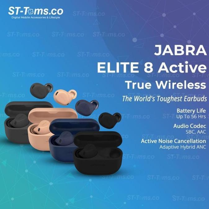 Larisjaminan- Jabra Elite 8 Active / Elite 8 Active True Wireless Tws Anc Bluetooth