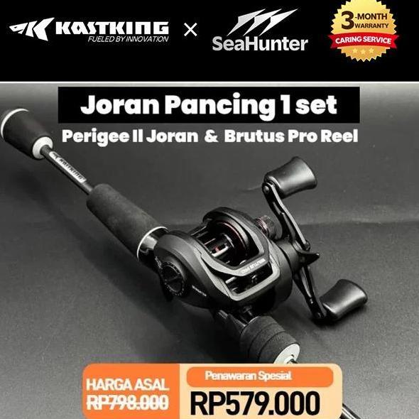 [OFFICIAL] SeaHunter x KASTKING Joran Pancing 1 SET= Perigee II Joran+Brutus Pro Reel BC,Drag Clicke