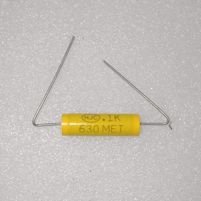 KAPASITOR AXIAL 0,1UF 630V MET TERBARU