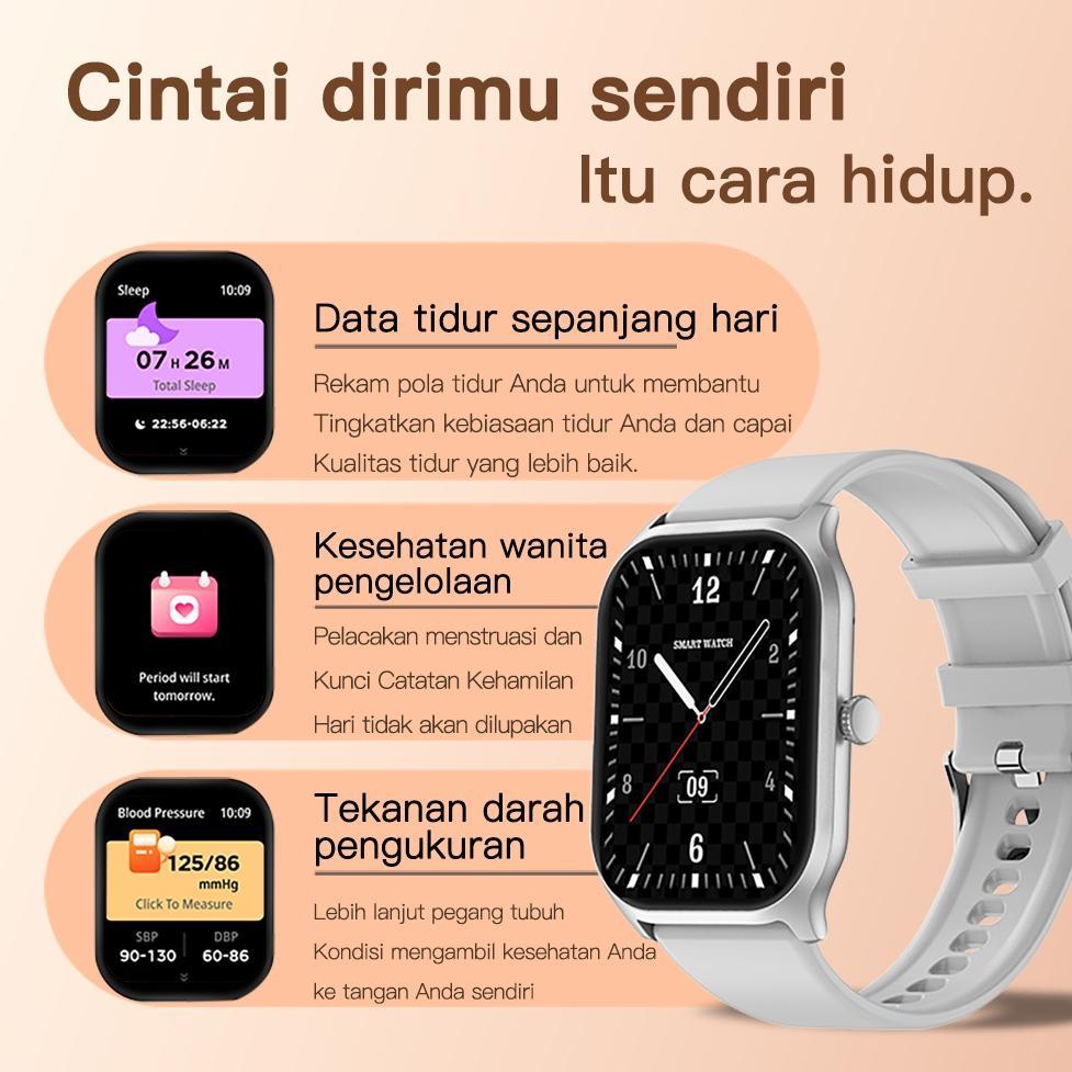 Terlaris Olevs Jam Tangan Pria Wanita Original Anti Air Smartwatch Multifungsi Digital Watch