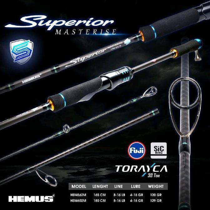 Hemus Superior Masterise Joran pancing Galatama Fuji SIC K series ori