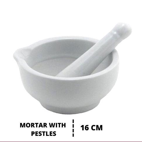 Termurah Mortar Stamper Lumpang Alu Alat Penumbuk Obat 13cm