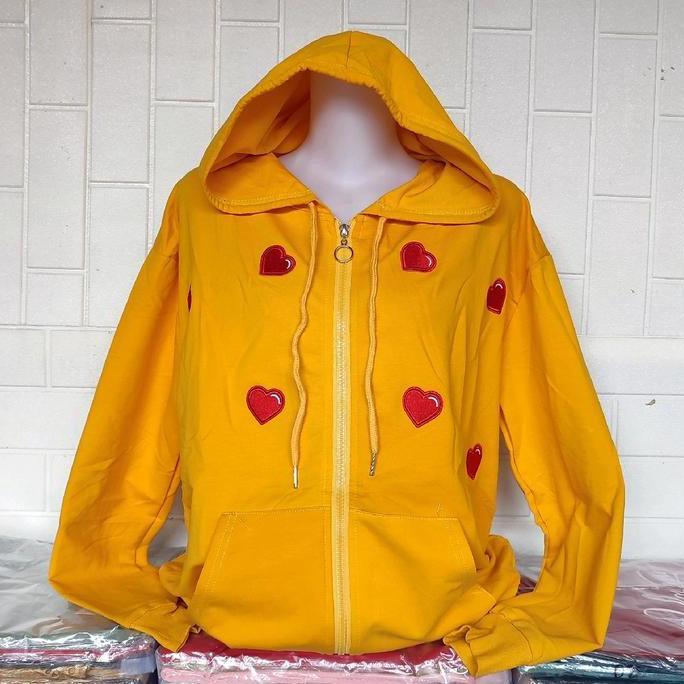 HEMAT LUAR BIASA Hooide jaket import bordir jacket kaos wanita HEMAT LUAR BIASA