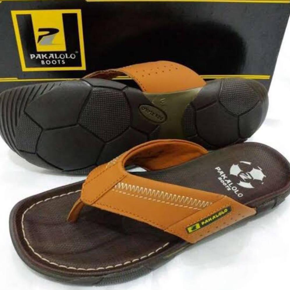 100% AMAN SANDAL KULIT PAKALOLO ORIGINAL 100% SENDAL PRIA DEWASA TERMURAH