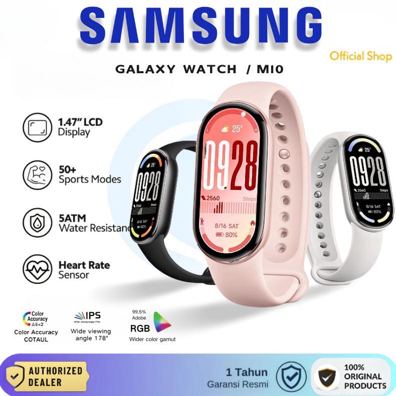 TERBARU 100% 0ri Samsung smartwatch M10 smartband10 series jam tangan wanita dan pria Sports fitness