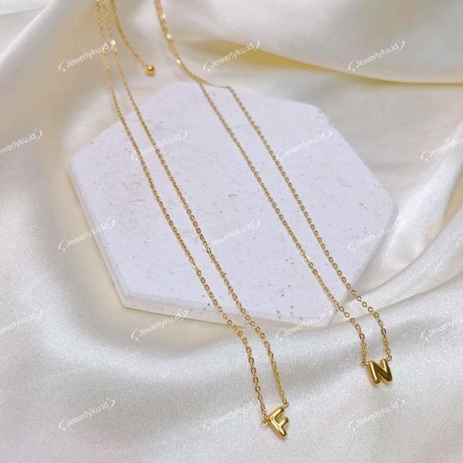 Gio- Kalung Huruf Balon Embos 750 Kait Serut Lobster Titanium