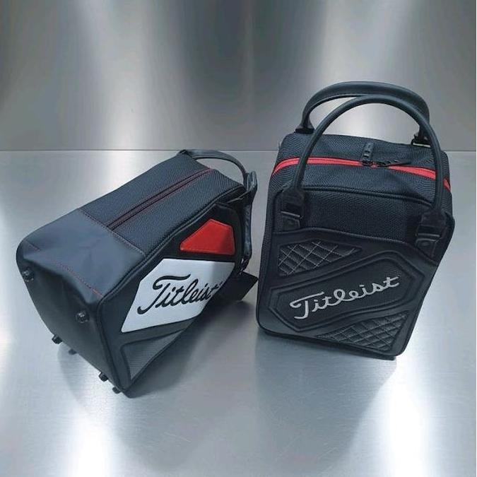 tas sepatu golf fj tulisan bordir