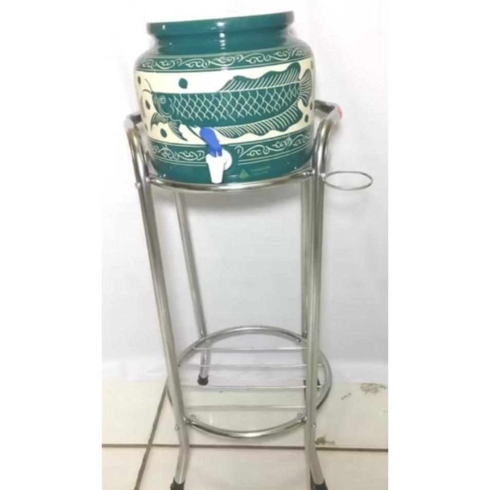 Kaki Guci Stainless / Meja Guci / Rak Meja Guci Galon Air