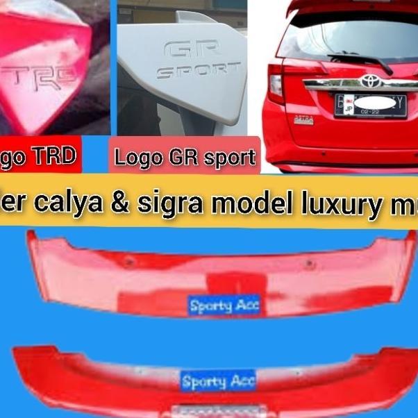 Spoiler Calya Sigra Model Luxury Trd Dan Luxury Gr Sport