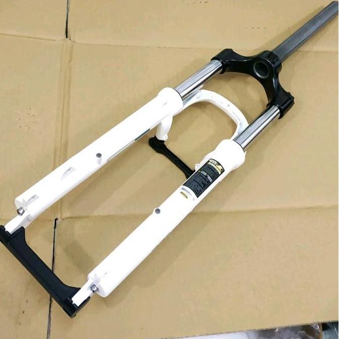 Fork Shock Sepeda Mtb Rst Capa Os 28.6 Putih Hitam