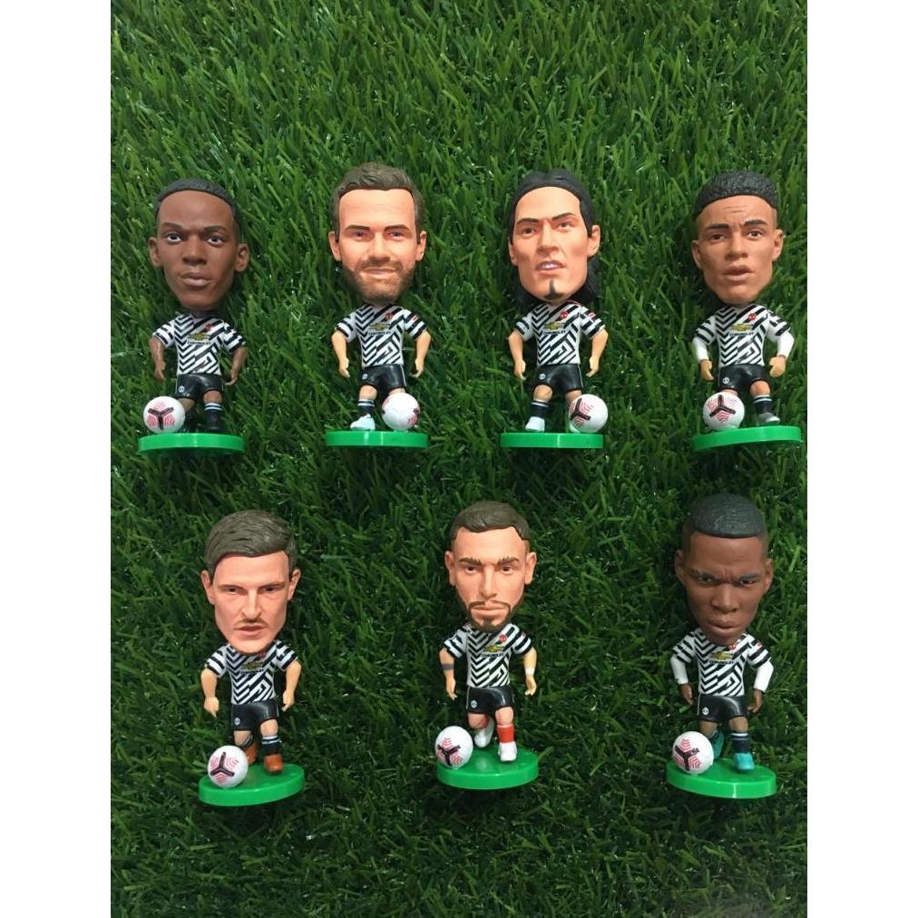 Minifigure Soccerwe MU / Miniatur Pemain Bola M.United / Figure Pemain Ronaldo Rashford Sir Alex Ibr