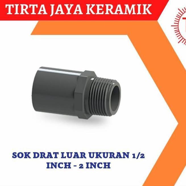 Sok Drat Luar 1/2 Inch - 2 Inch