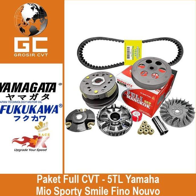 Paket Full Upgrade CVT Yamaha Mio Soul GT 110/115/125 Karbu Yamagata