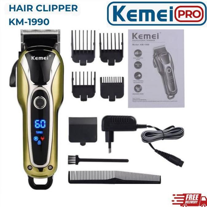 Kemei 1990 Alat Cukur Turbo Kemei 1990 Clipper Kemei Km-1990 Cukruan Rambut Kemei Km1990 Turbo Km-19