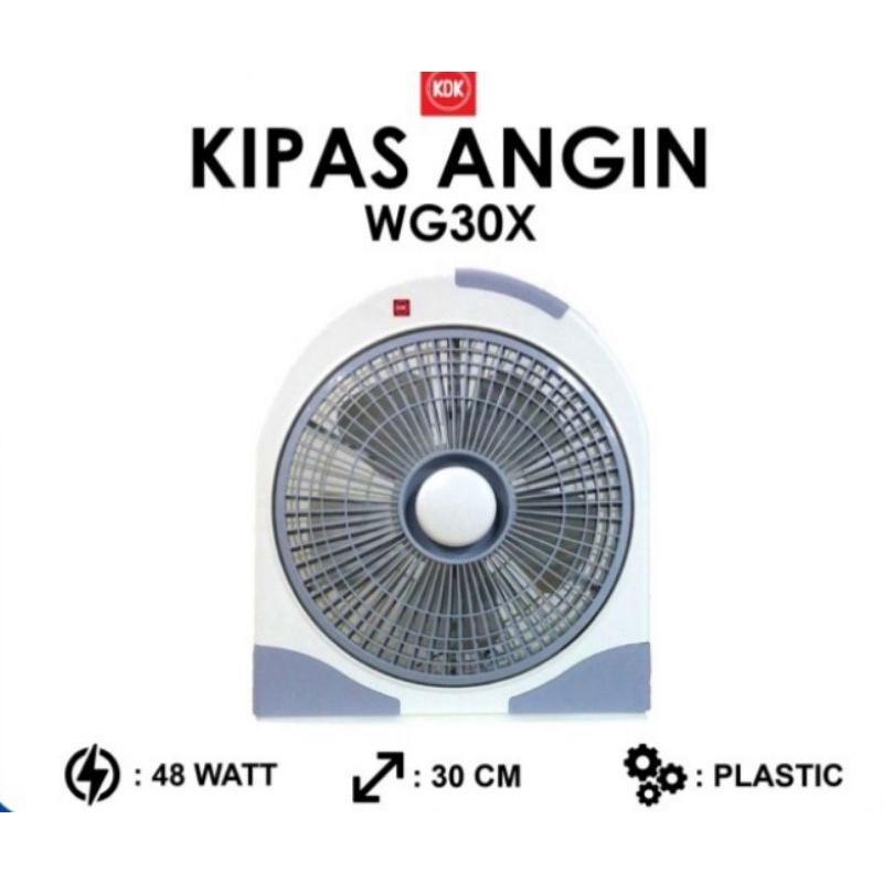 Kdk Box Fan 12 Inch Wg 30X