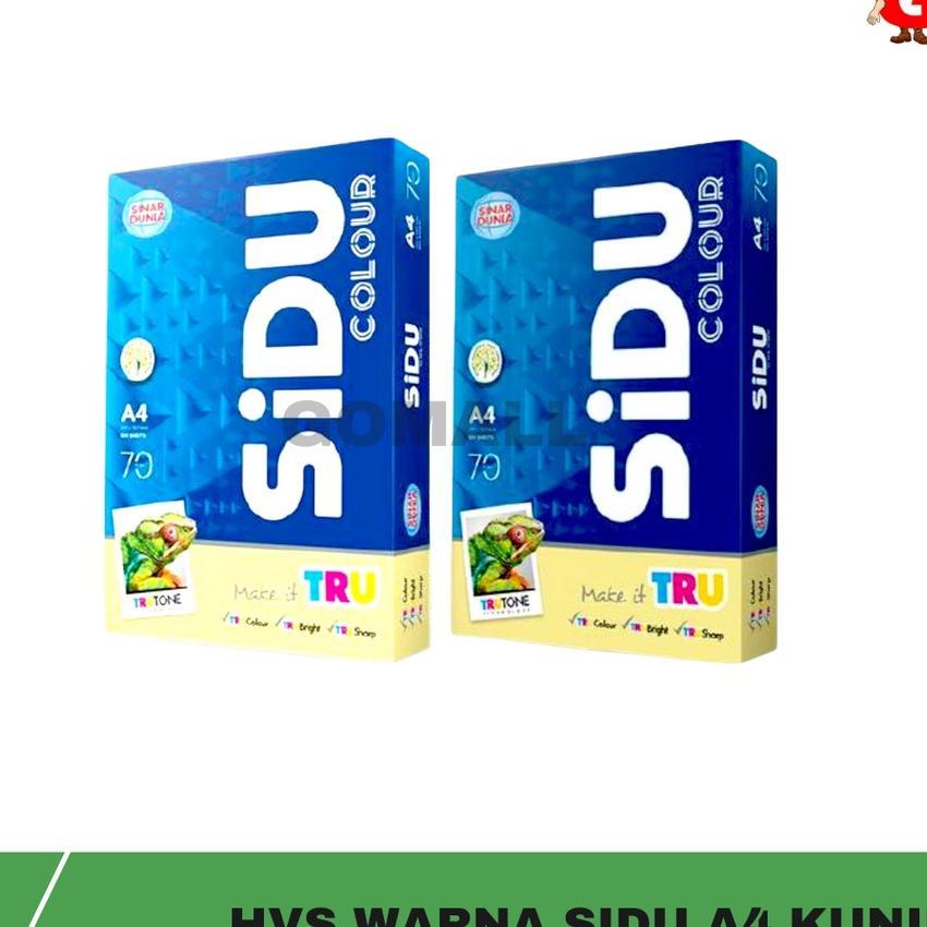 Kertas Hvs Sidu A4 Warna Kuning / Kertas Hvs Warna