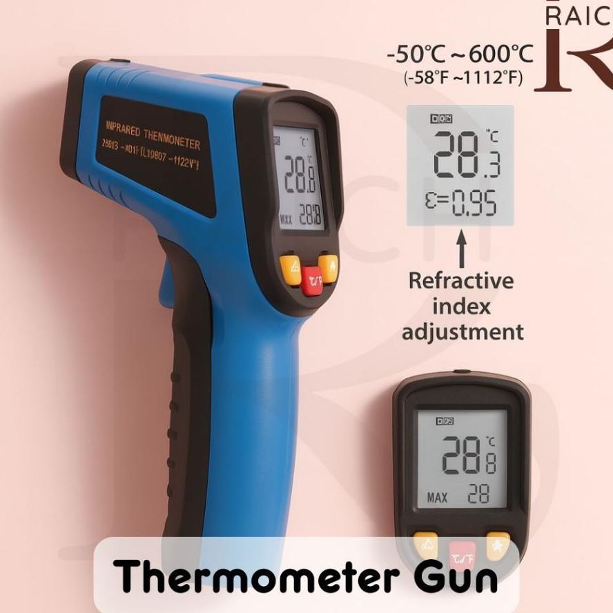 Thermometer Gun Box Termometer Masak Tembak Infrared / Digital Cooking