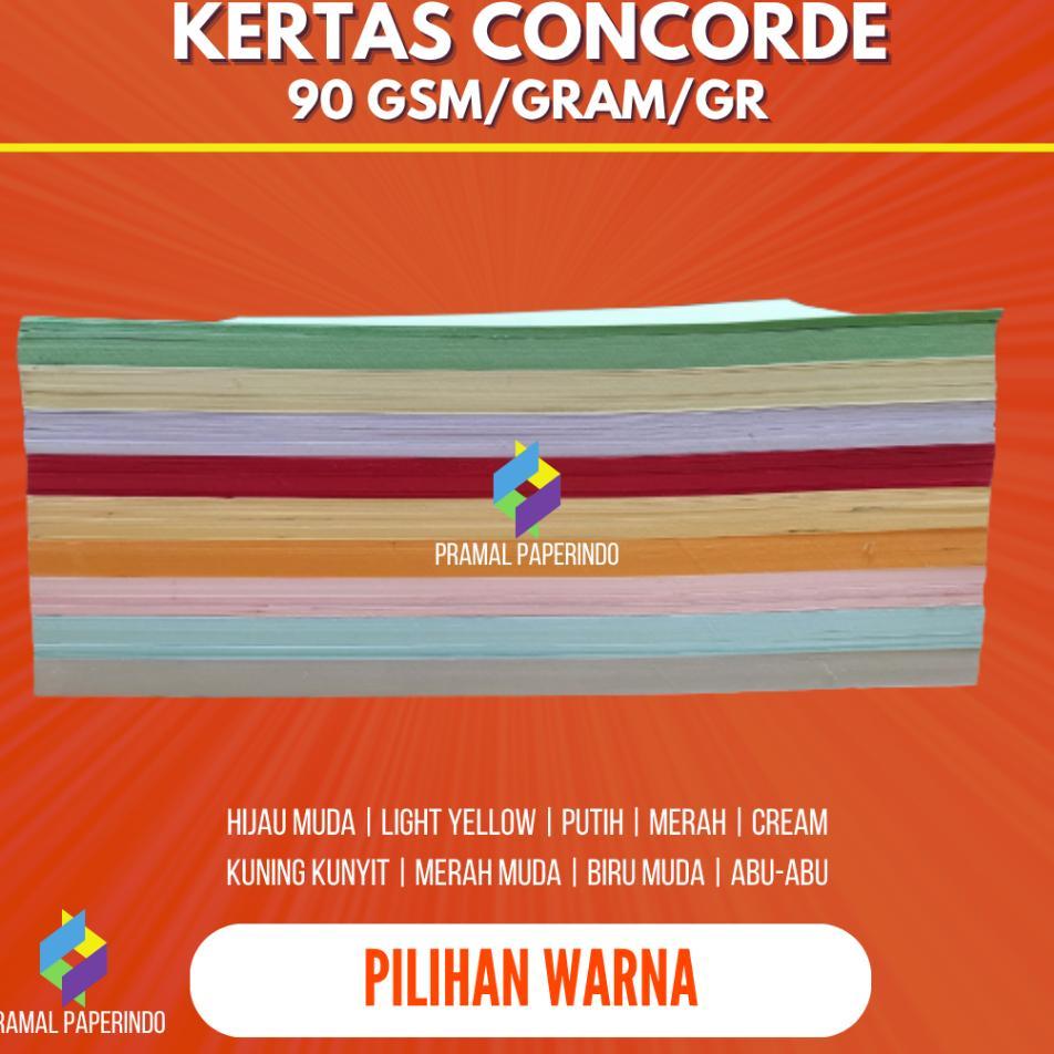 [250 Lbr] Kertas Concorde 90Gsm F4 Kertas Concorde F4 90Gsm