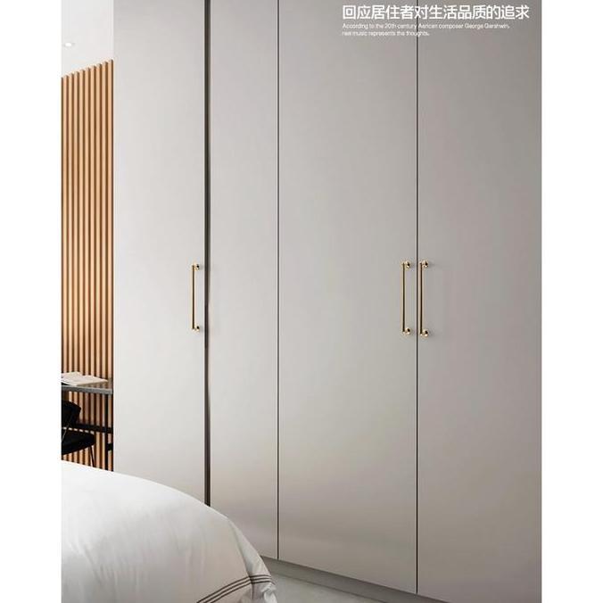 Handle lemari Warna Gold Handle Gold Tarikan Laci Minimalis Modern Gagang Pintu Lemari Model Baru Ha