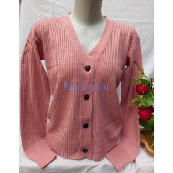 Cardigan  // Cardi Kancing Batok // Cardigan Rajut Kancing Batok