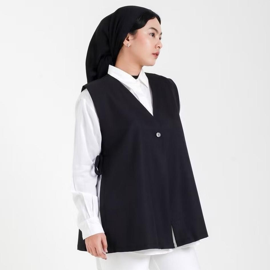 Celia Rompi Polos Outer Wanita Remaja Dewasa Style Korea